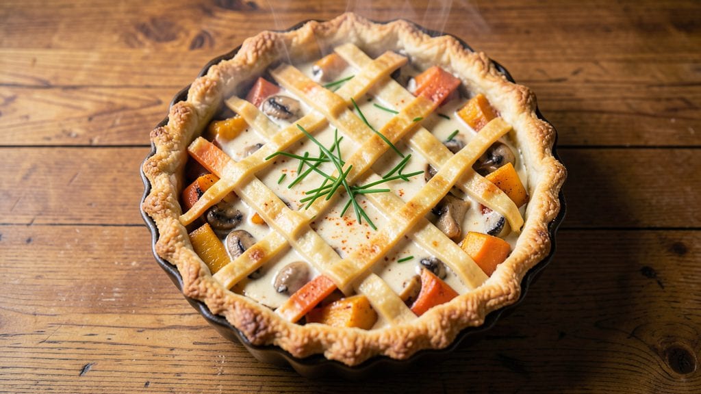 Amy's Vegetable Pot Pie Recipe: Golden Crust Over Savory Veggie Layers