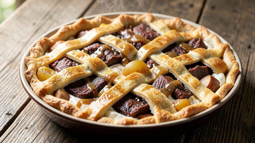 Canned Corned Beef Pie Recipe: Savory Pastry Hugging Spiced Potato Filling