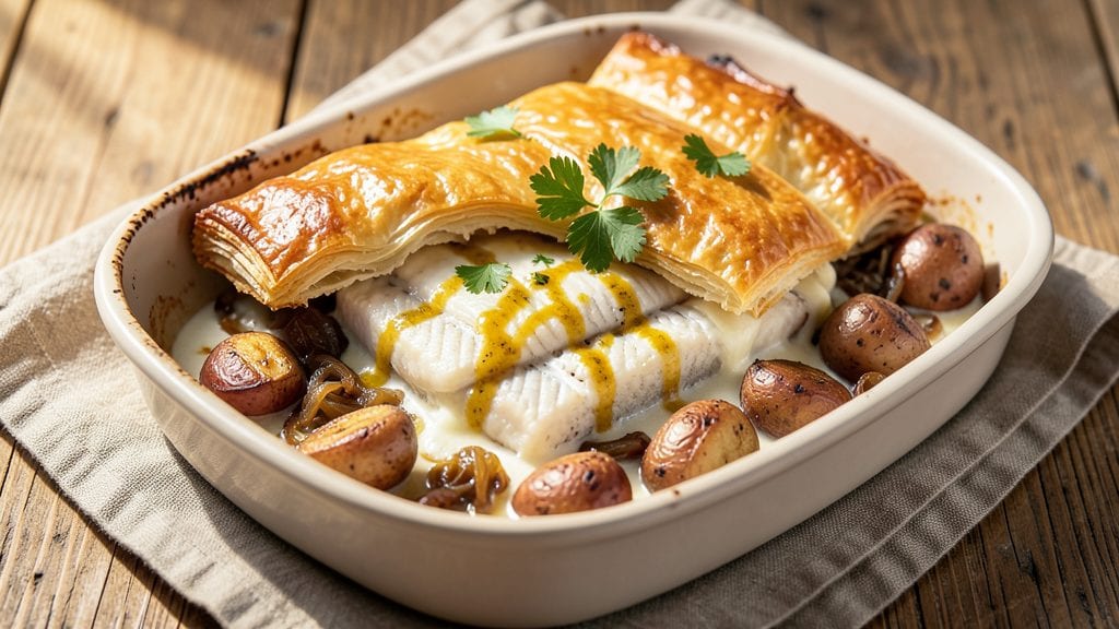 Jamie Oliver's Fish Pie Recipe: Savory Mashed Potato Crown Over Flaky Crust