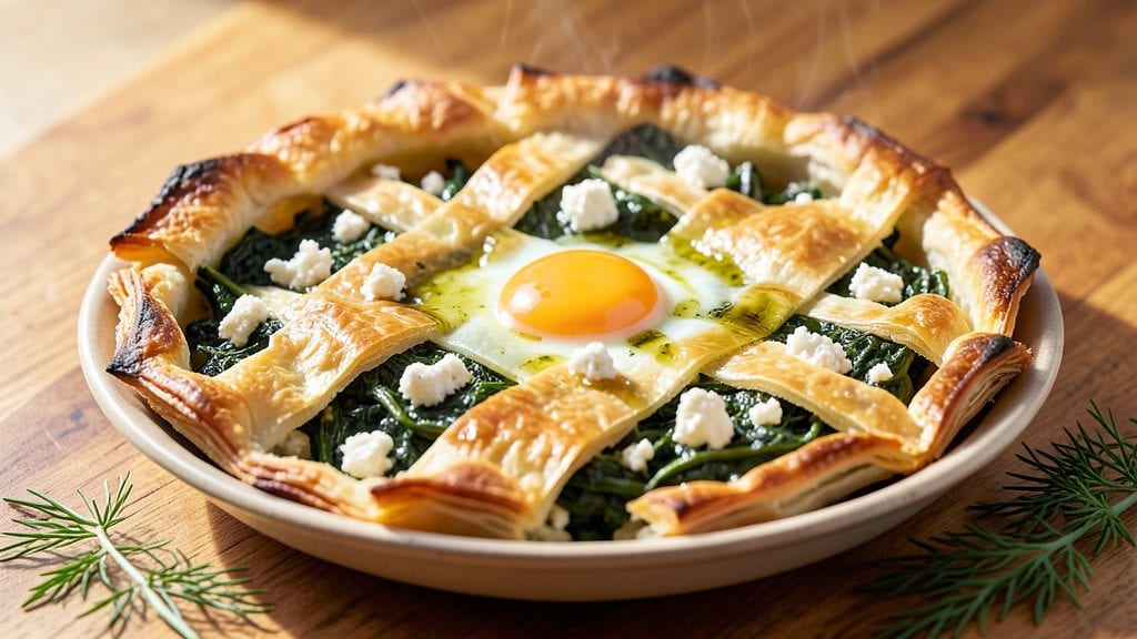 Jamie Oliver's Spinach Feta Filo Pie Recipe: Savory Layers of Crispy Gold