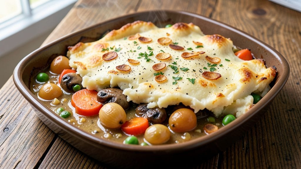 Jamie Oliver's Veggie Cottage Pie Recipe: Savory Layers of Mashed Potato and Hearty Vegetables