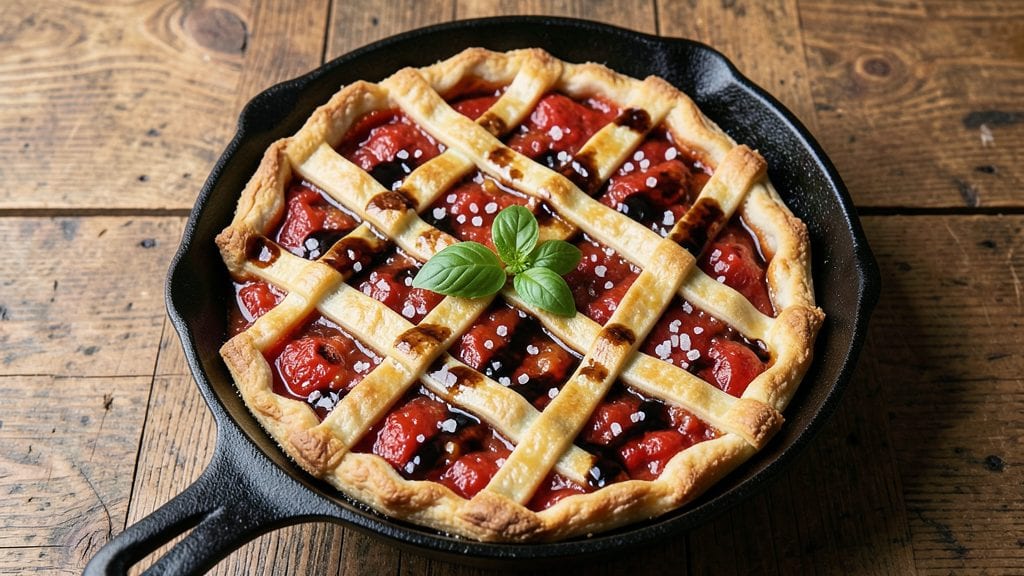 Old Fashioned Tomato Pie Simple Recipe: Pressed Oat Crowns With Molasses-Kissed Crunch