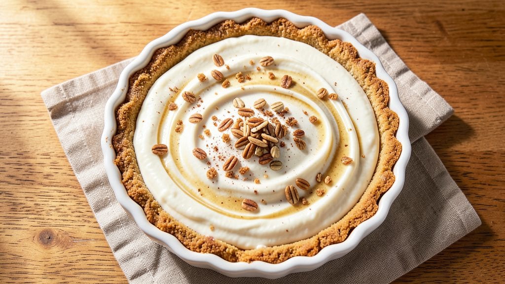 Original Philadelphia Cream Cheese Pie Recipe: Velvety Swirls and Crunchy Oat Crowns
