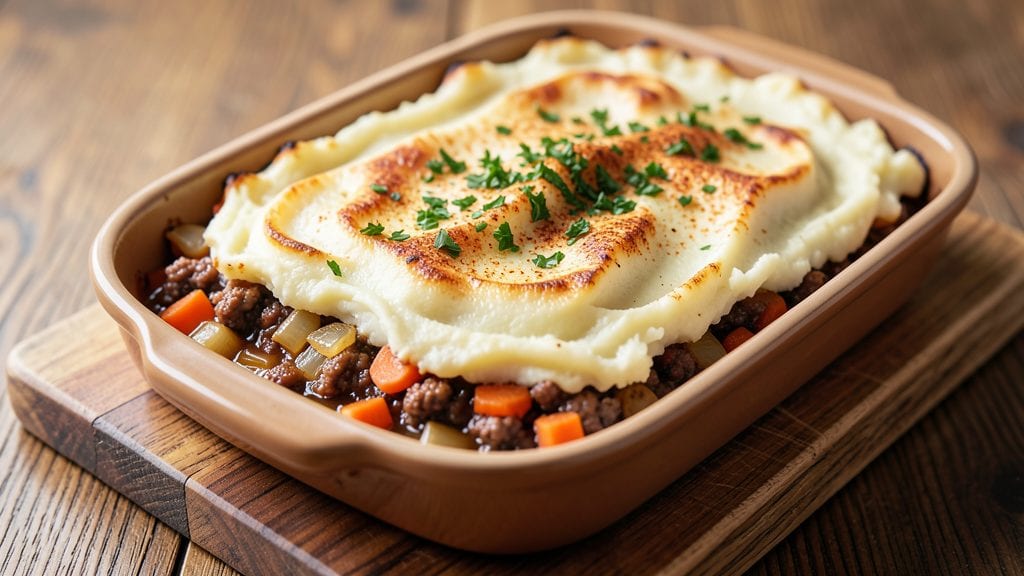Shepherd's Pie Recipe No Peas: Savory Meat and Mashed Potato Crust Delight