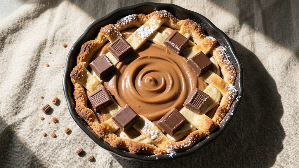 Twix Pie Recipe: Caramelized Peanut Butter and Chocolate Swirl Delight